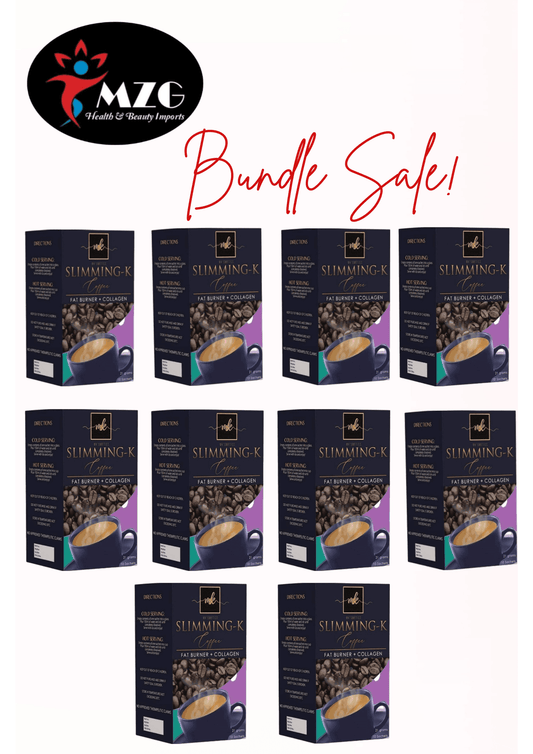 Bundle Sale 10 Boxes Slimming K Coffee - MZG Health & Beauty Imports