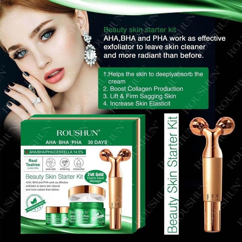 Roushun AHA.BHA.PHA Beauty Skin Starter Kit - MZG Health & Beauty Imports