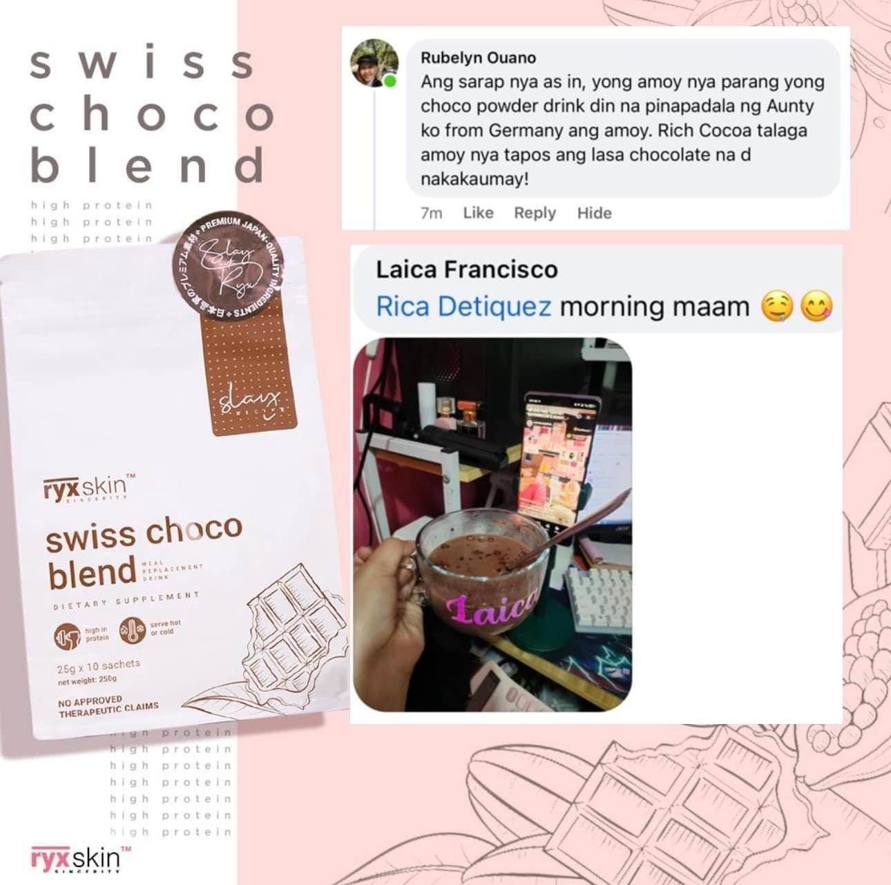 Ryxskin Swiss Choco Blend - MZG Health & Beauty Imports
