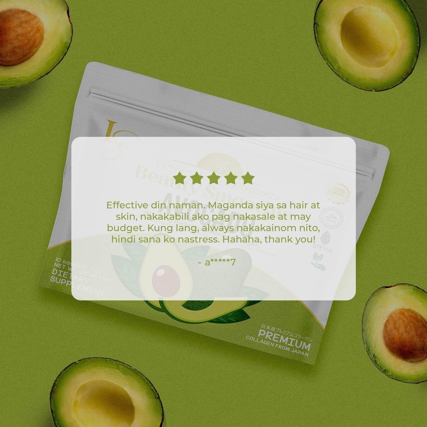 Luxe Slim Beauty Smoothie Avocado – Nutritious Drink for Glowing Skin & Wellness - MZG Health & Beauty Imports
