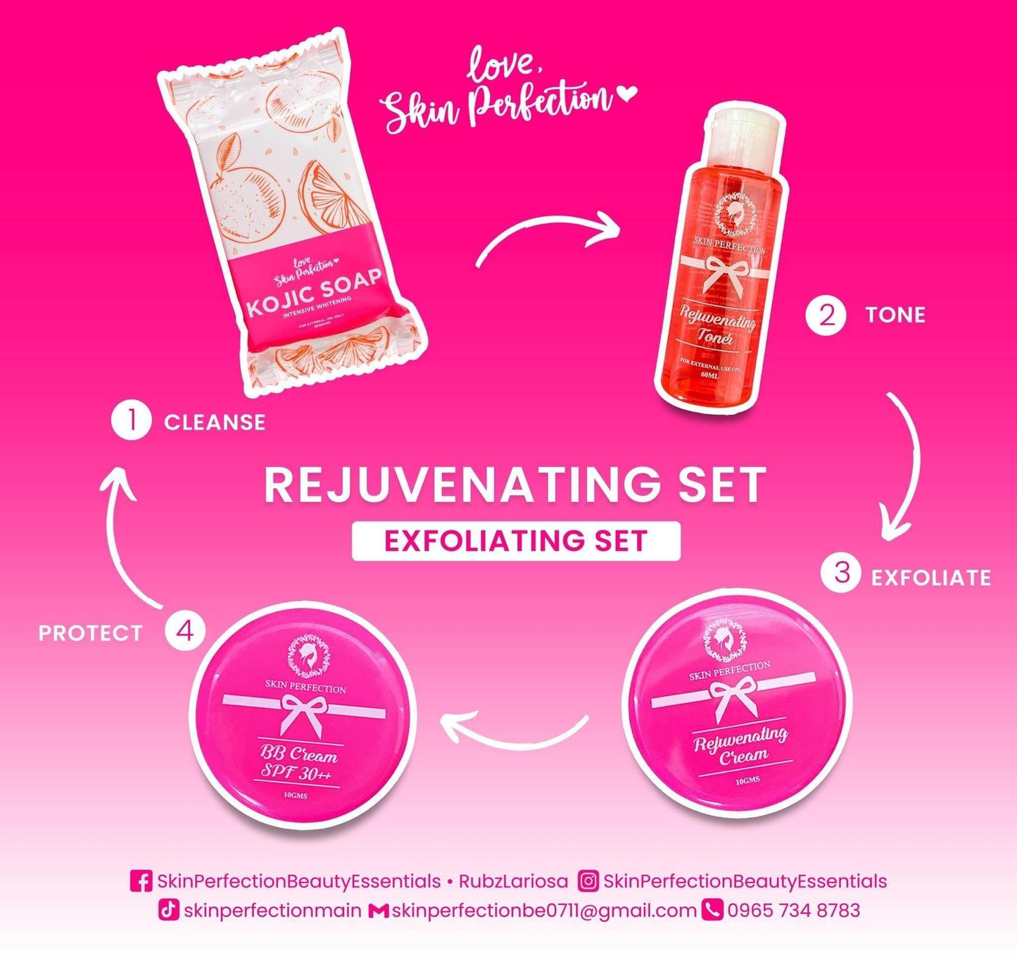 Love Skin Perfection Rejuvenating Set - MZG Health & Beauty Imports