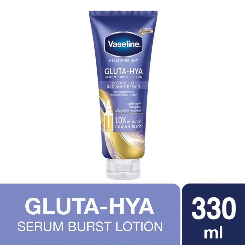 Vaseline Gluta-Hya Serum Burst Lotion Overnight Radiance Repair - MZG Health & Beauty Imports