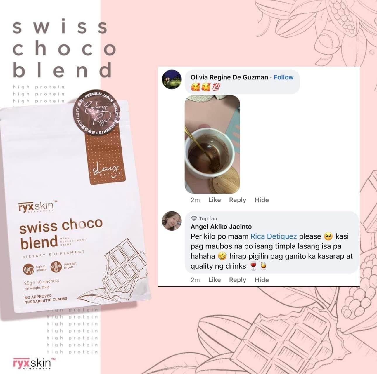 Ryxskin Swiss Choco Blend - MZG Health & Beauty Imports
