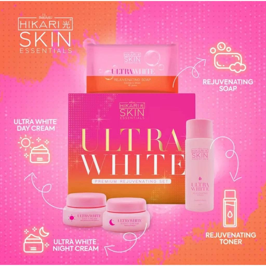 Hikari Ultra White Premium Rejuvenating Set Whitening Kit - MZG Health & Beauty Imports
