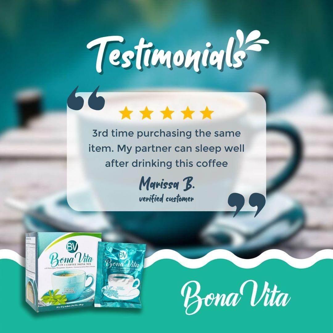 Bona Vita 8 in 1 Coffee Drink Mix - MZG Health & Beauty Imports
