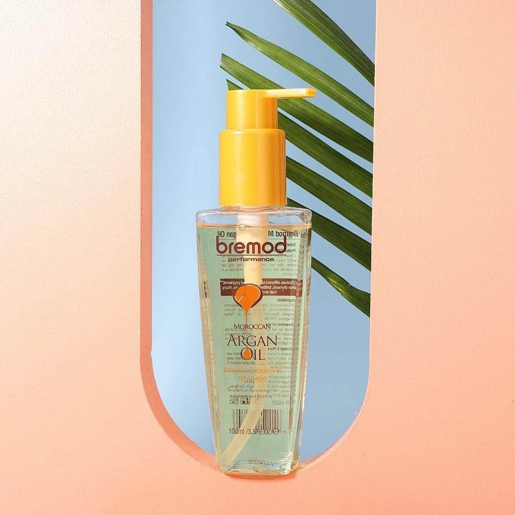 Bremod Moroccan Argan Oil Hair Serum 100ml – Deep Repair & Shine with Vitamin E - MZG Health & Beauty Imports