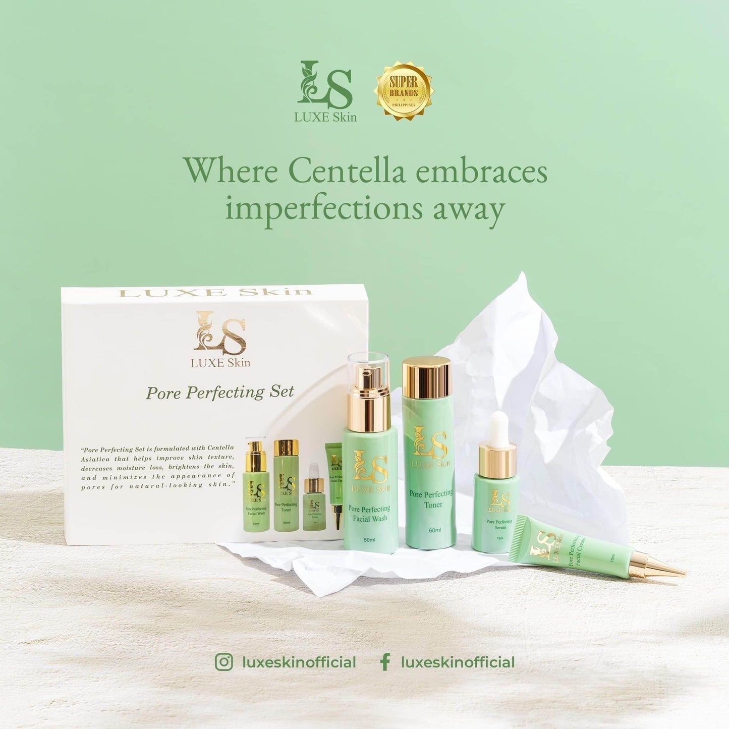 LUXE Skin Poreless Perfecting Set - MZG Health & Beauty Imports