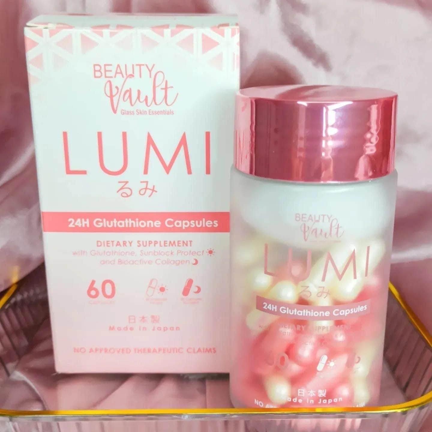 Beauty Vault Lumi 24H Glutathione Capsules - MZG Health & Beauty Imports
