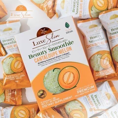 Luxe Slim Cantaloupe Melon Beauty Smoothie - MZG Health & Beauty Imports