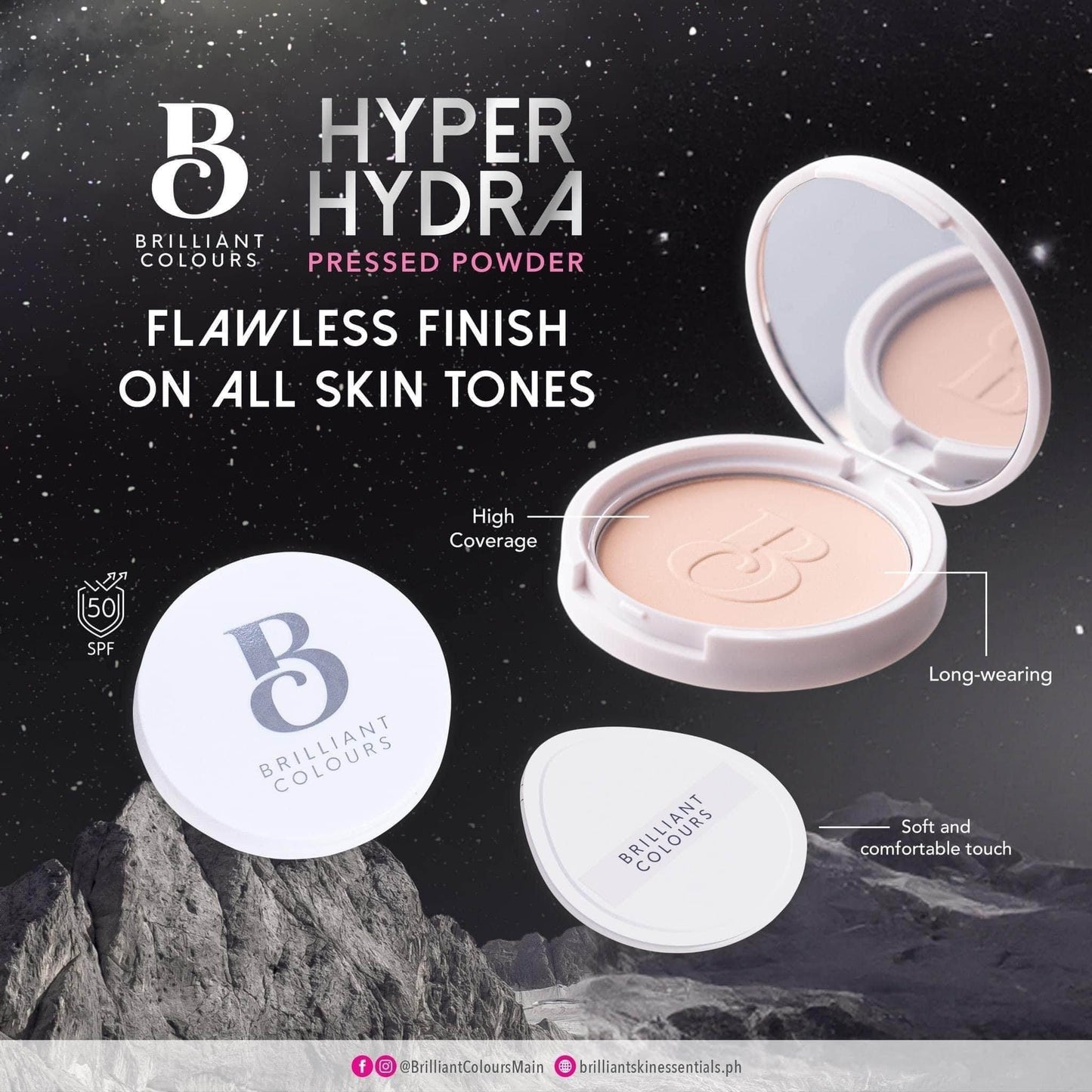 Brilliant Skin Hyper Hydra Pressed Powder - MZG Health & Beauty Imports