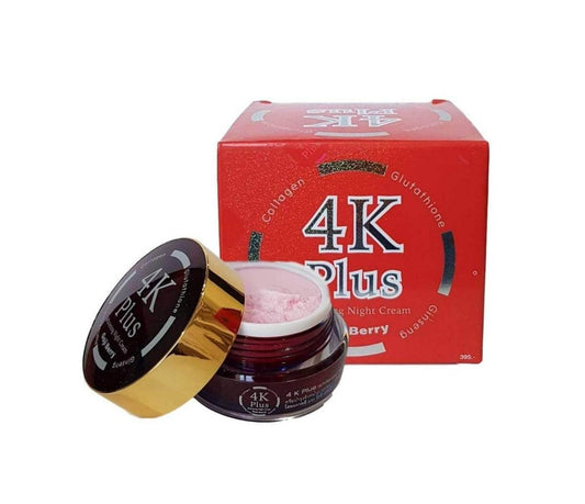 4K Plus Whitening Night Cream Goji Berry - MZG Health & Beauty Imports