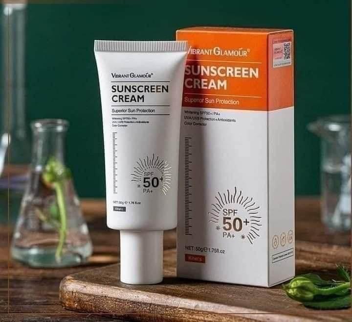 Vibrant Glamour Sunscreen Cream - MZG Health & Beauty Imports