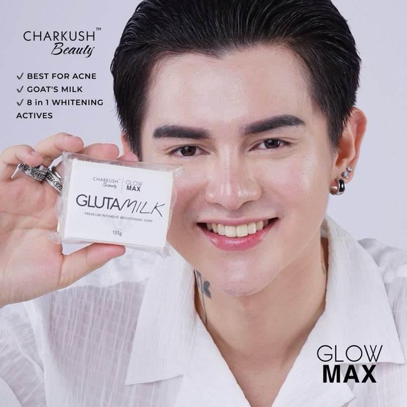 Glutamilk Brightening Soap – Glutathione & Milk by Charkush Beauty - MZG Health & Beauty Imports