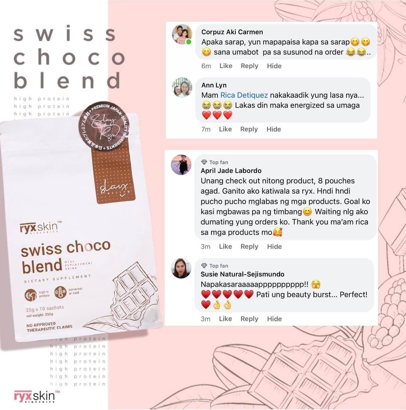 Ryxskin Swiss Choco Blend - MZG Health & Beauty Imports