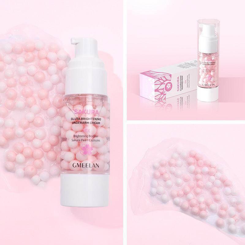 ๏ฟผGMEELAN Sakura Underarm Whitening Cream Body Pearl Moisturizer 30g - MZG Health & Beauty Imports