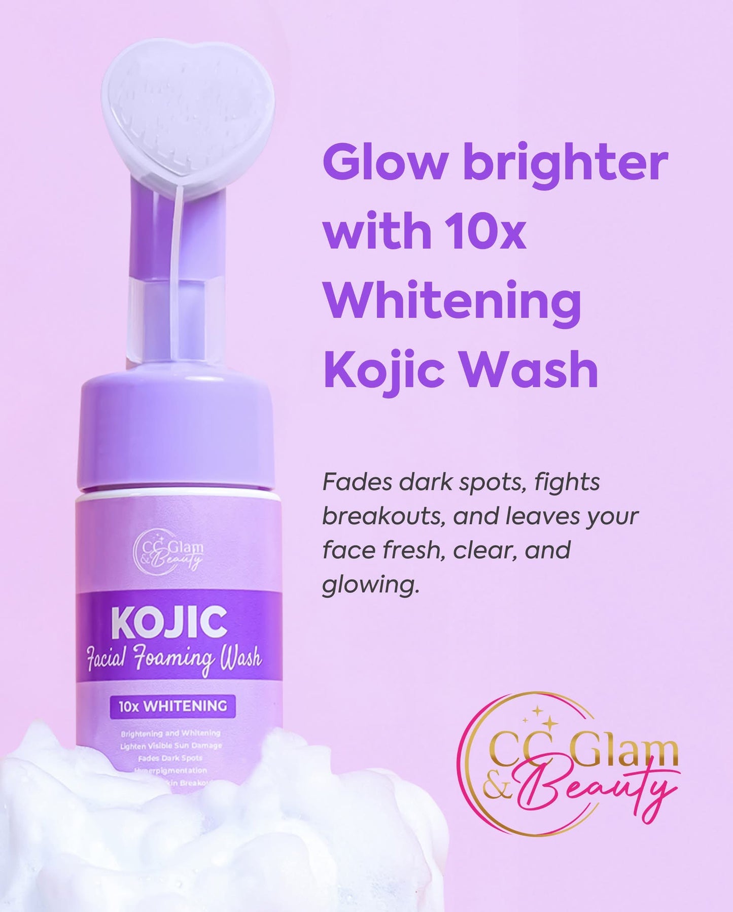 Cc Glam & Beauty Kojic Facial Foaming Wash