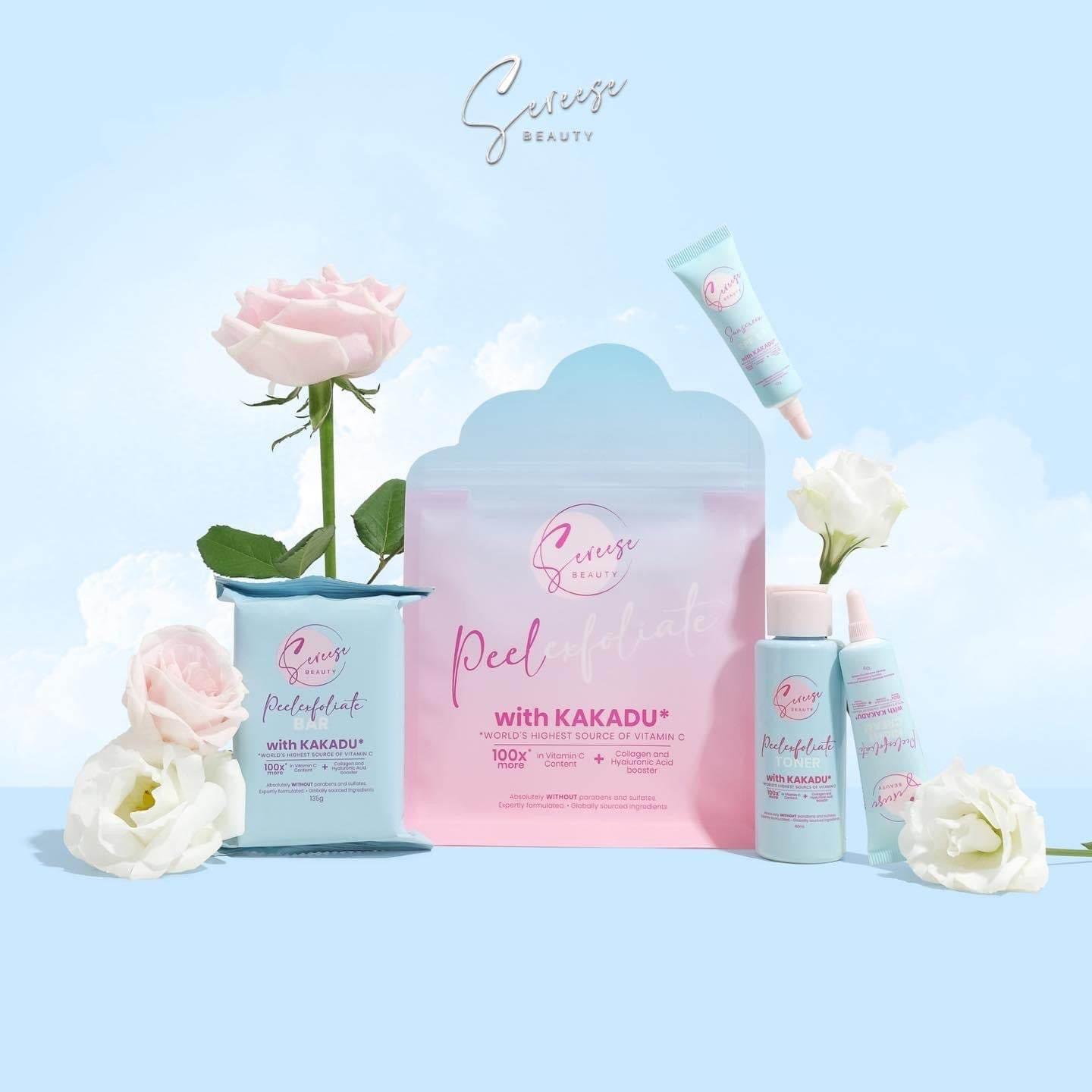 Sereese Beauty Peel Exfoliate Set – Kakadu Plum, Vitamin C & Collagen for Radiant Skin - MZG Health & Beauty Imports