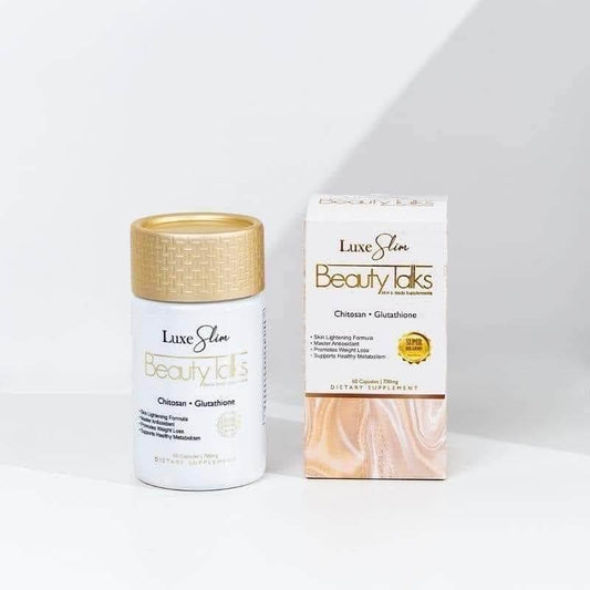 Luxe Slim Beauty Talks Glutathione 60 Capsules - MZG Health & Beauty Imports