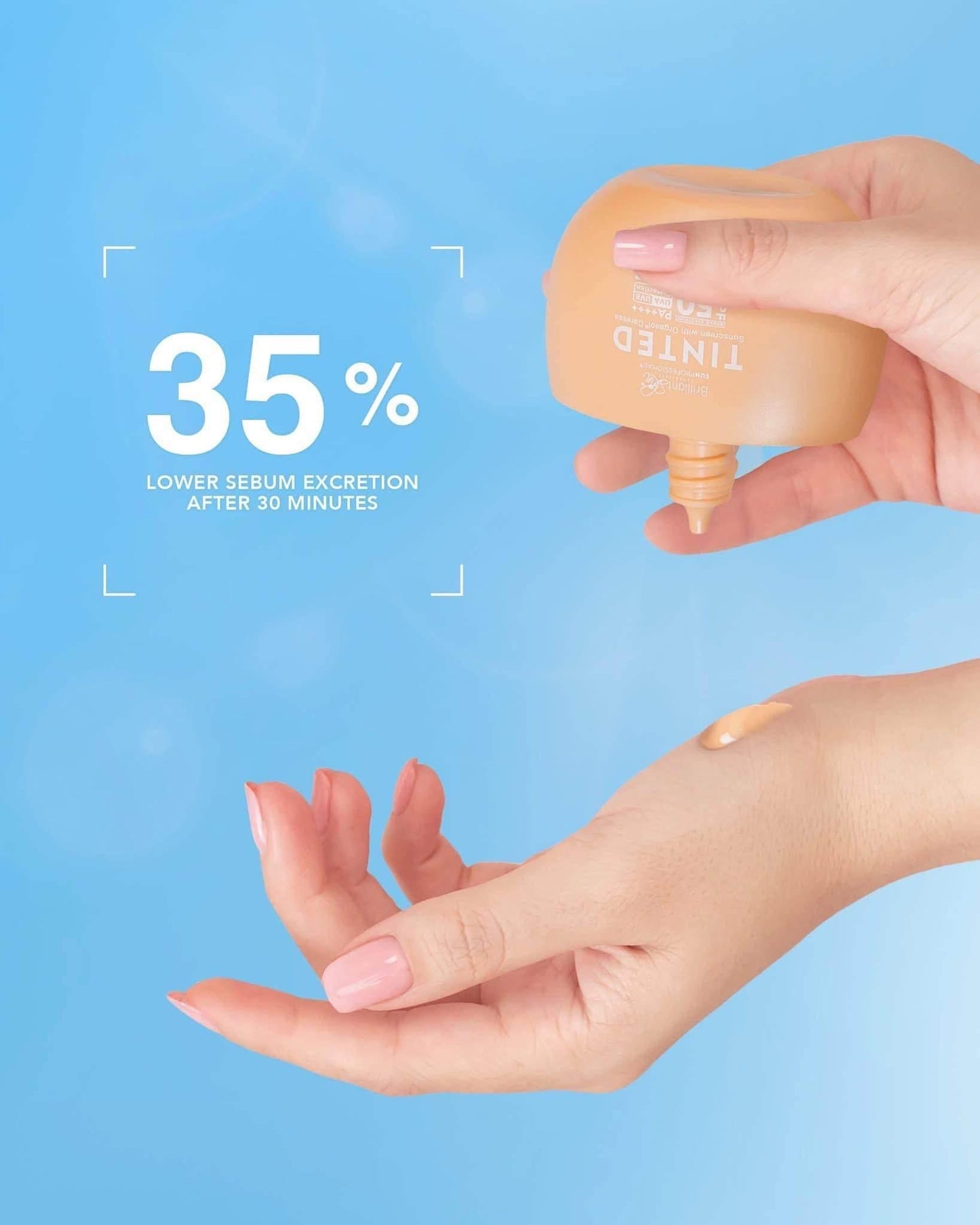 Brilliant Skin Sunscreen SPF50 with Orgasol – Lightweight Daily Sun Protection - MZG Health & Beauty Imports