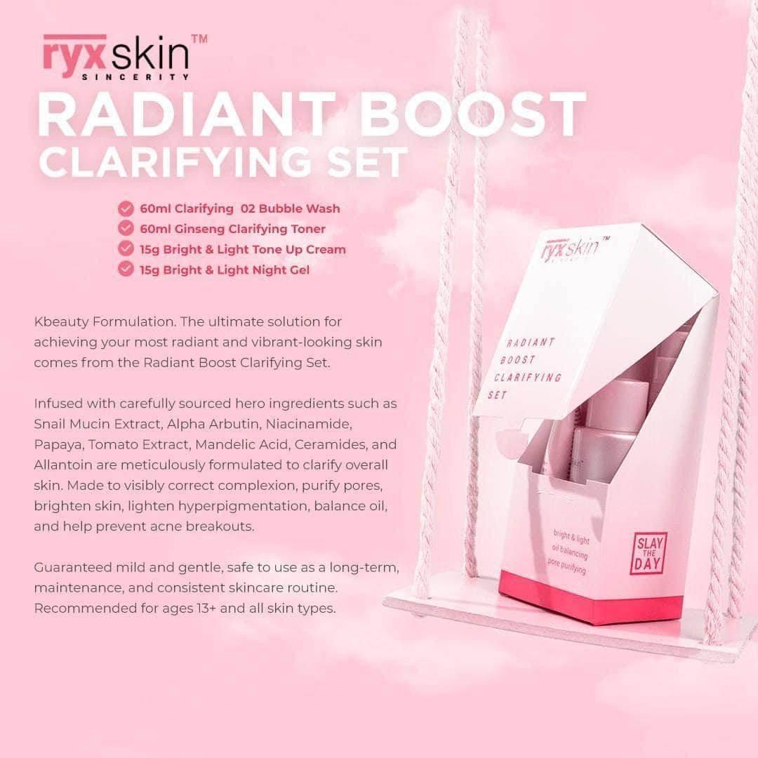 Ryxskin Radiant Boost Clarifying Set - MZG Health & Beauty Imports