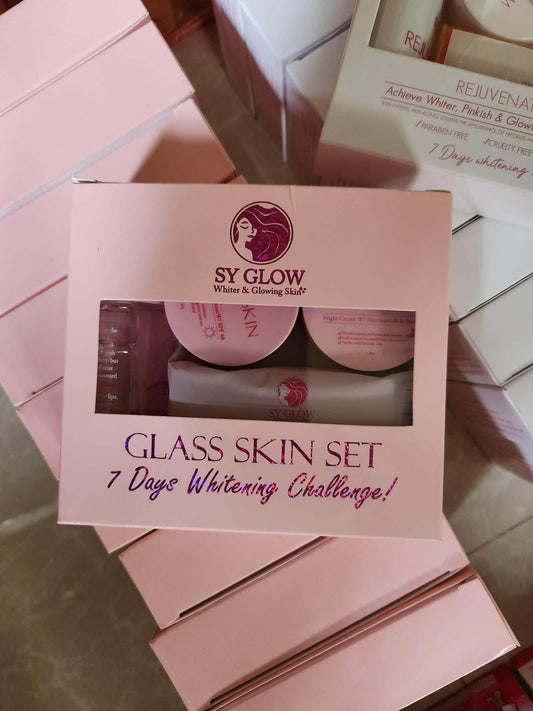 SY GLOW Glass Skin Set – Korean-Inspired Radiance & Flawless Glow - MZG Health & Beauty Imports