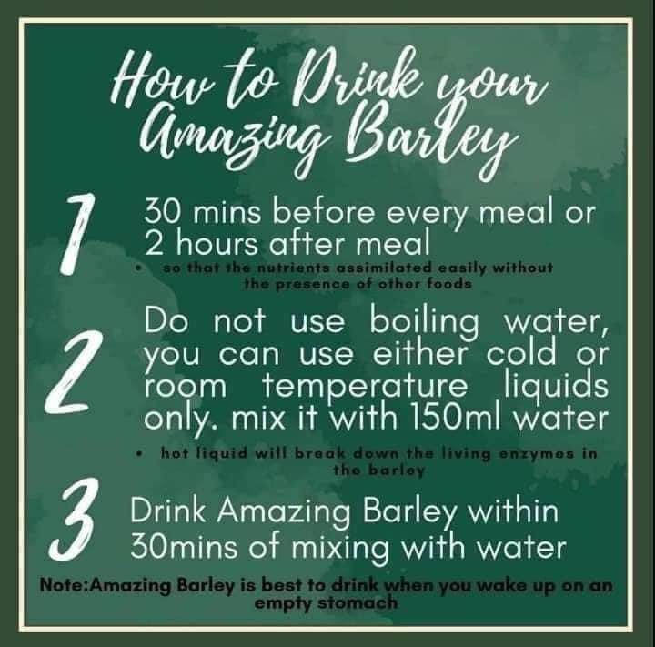 5 BOXES I Am Amazing Pure Organic Barley Powdered Drink Mix from Australia - MZG Health & Beauty Imports