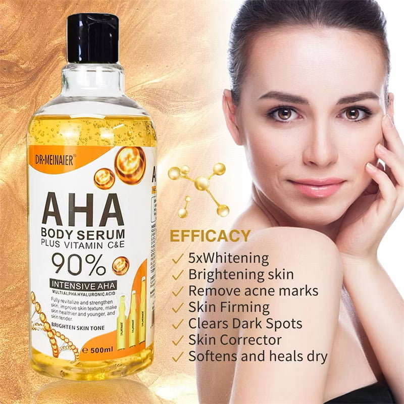 Dr Meinaier AHA Body Serum 90% Vitamin C & E | 500ml