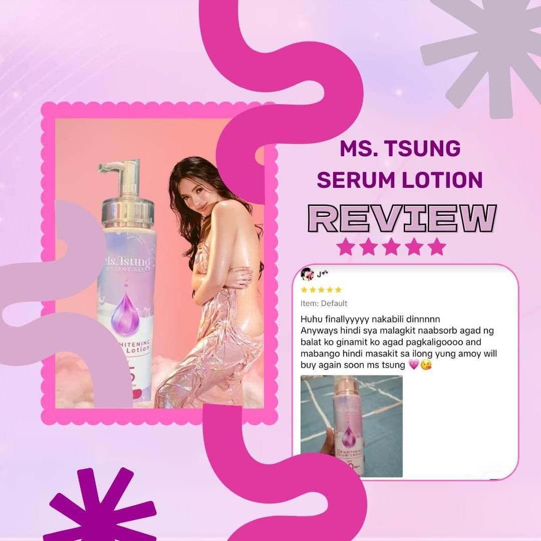 Ms. Tsung Essentials 10x Whitening Serum Lotion 250ml - MZG Health & Beauty Imports