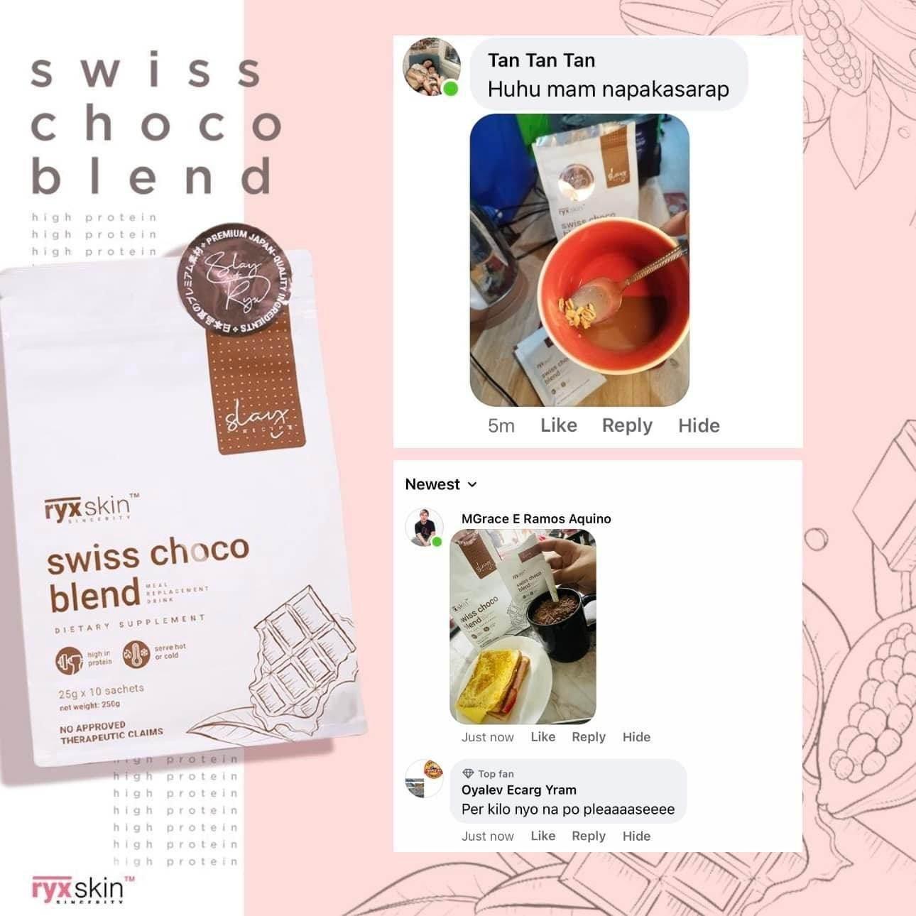 Ryxskin Swiss Choco Blend - MZG Health & Beauty Imports