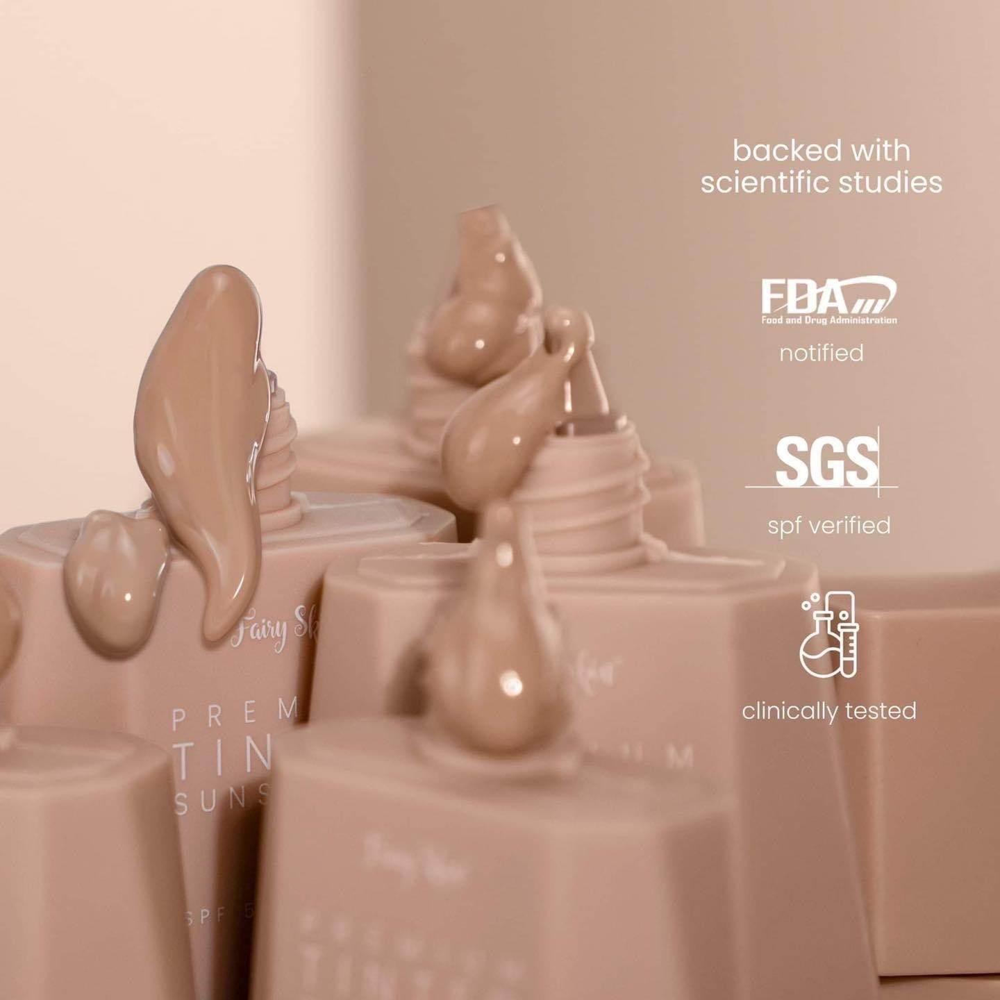 Fairy Skin Premium Tinted Sunscreen SPF 50 - MZG Health & Beauty Imports