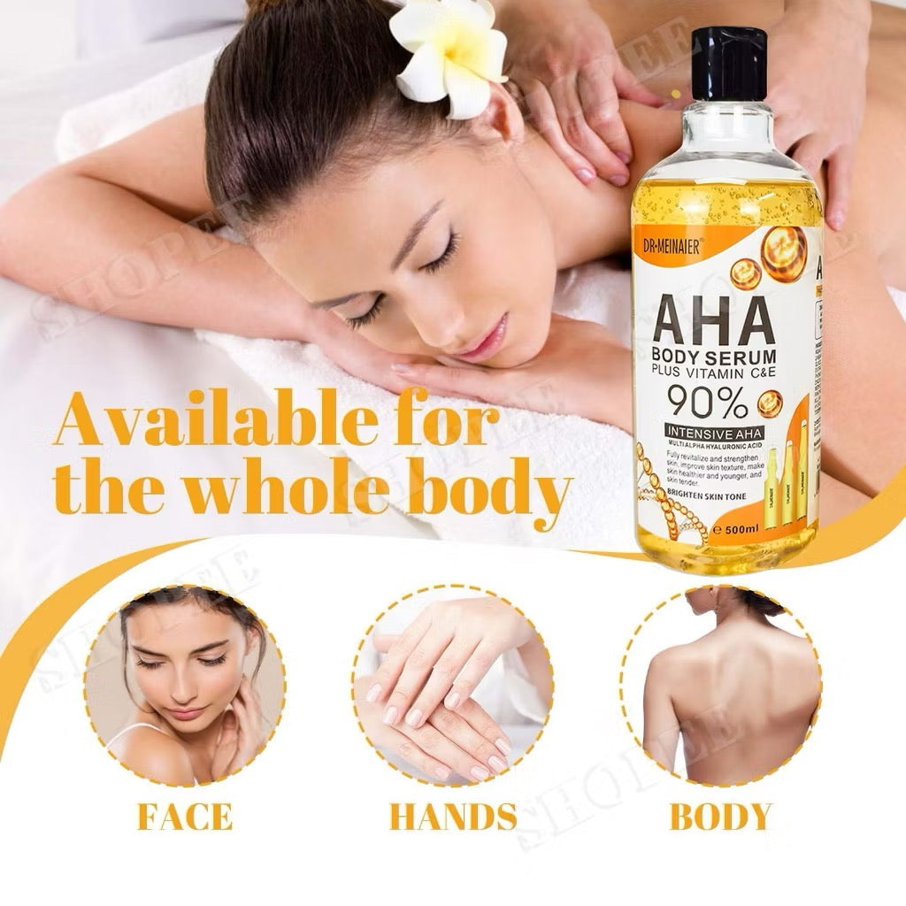 Dr Meinaier AHA Body Serum 90% Vitamin C & E | 500ml