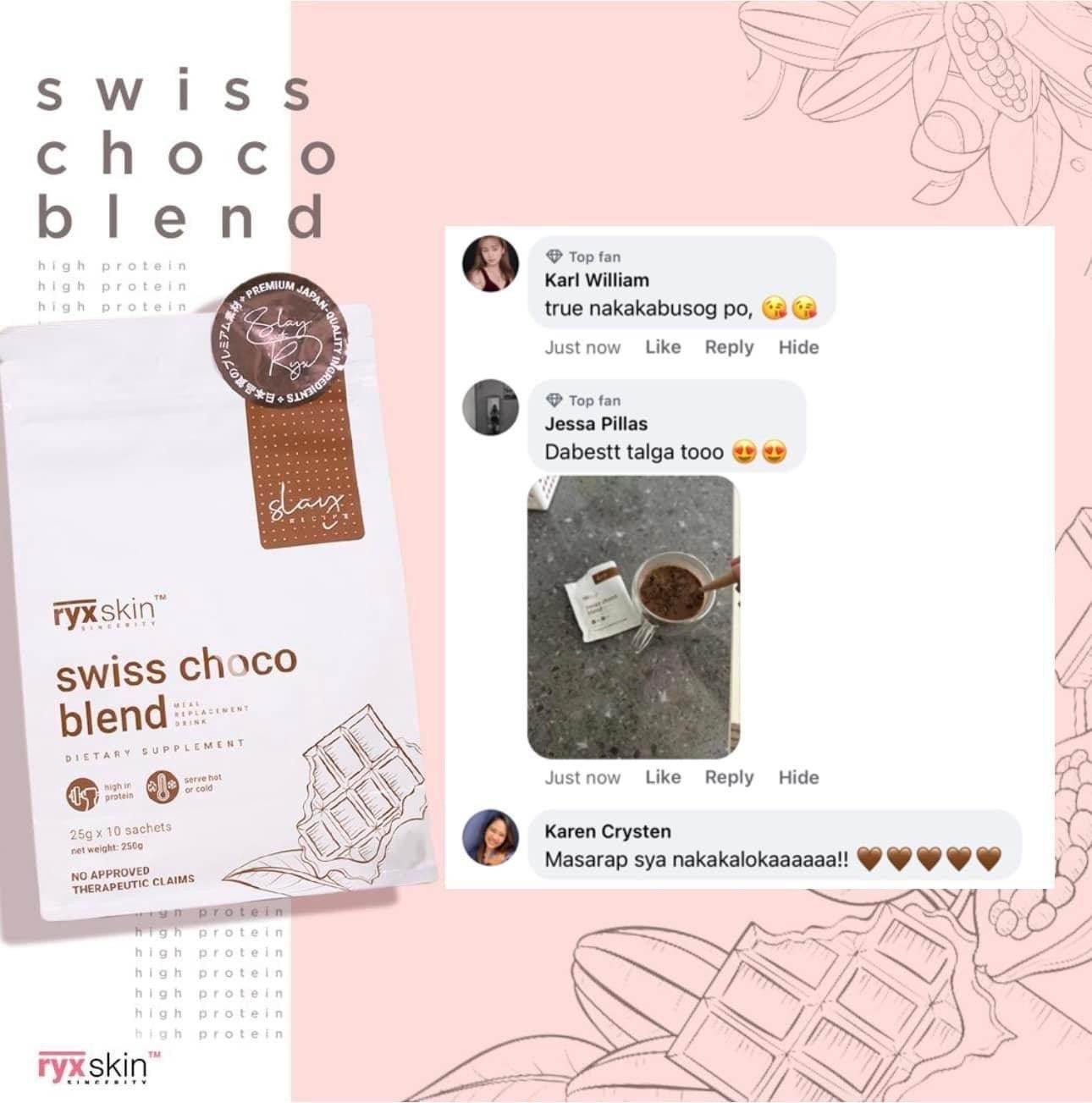 Ryxskin Swiss Choco Blend - MZG Health & Beauty Imports
