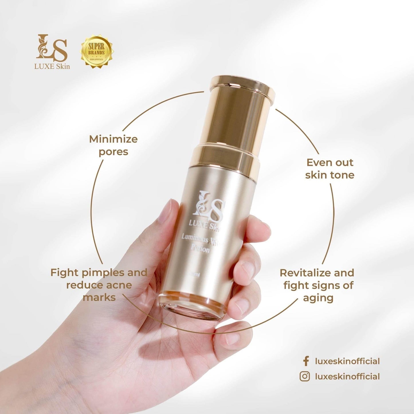 LUXE Skin Luminous White Potion 30ml - MZG Health & Beauty Imports