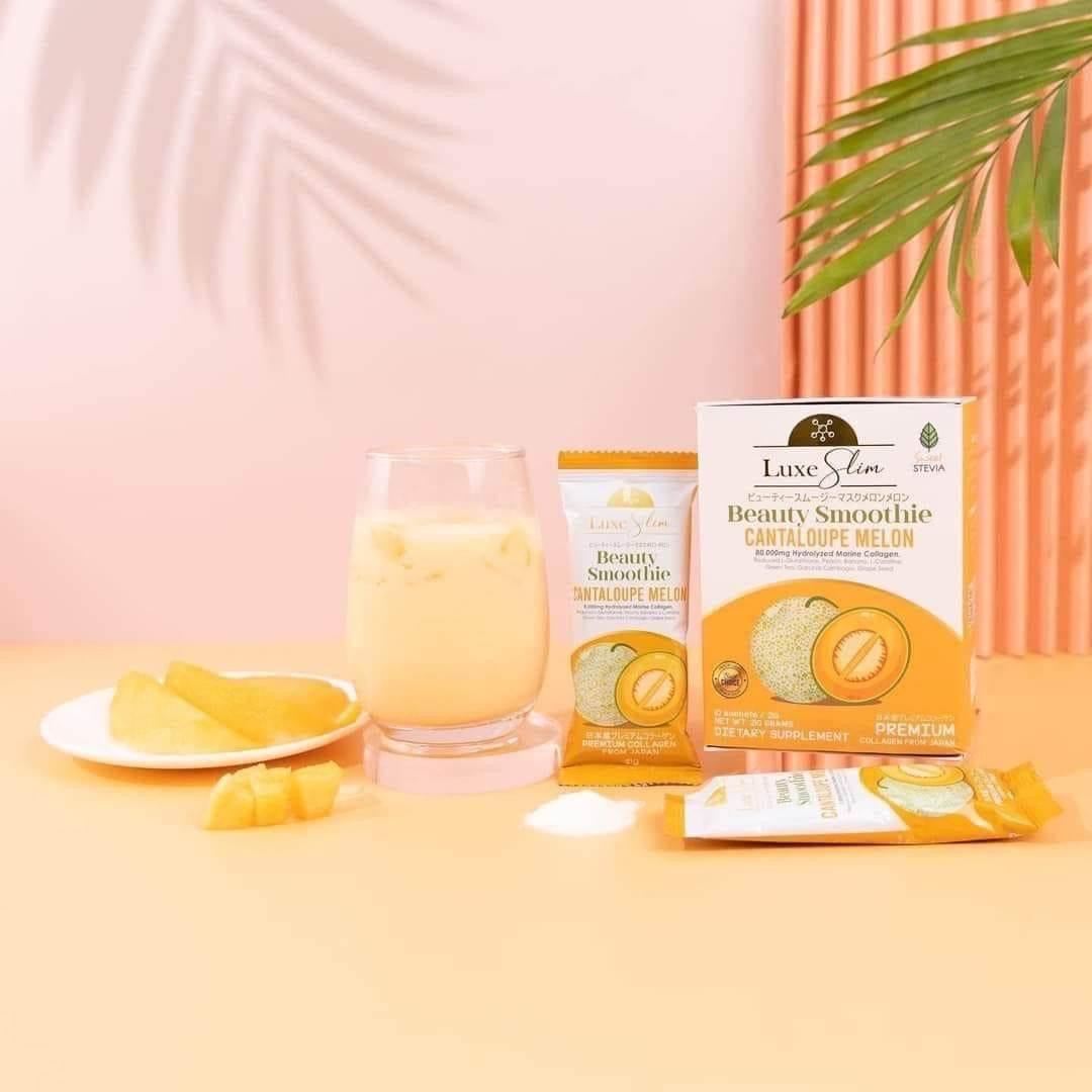 Luxe Slim Cantaloupe Melon Beauty Smoothie - MZG Health & Beauty Imports