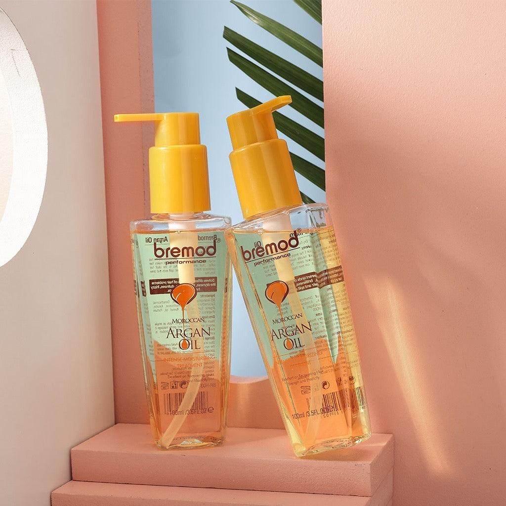 Bremod Moroccan Argan Oil Hair Serum 100ml – Deep Repair & Shine with Vitamin E - MZG Health & Beauty Imports