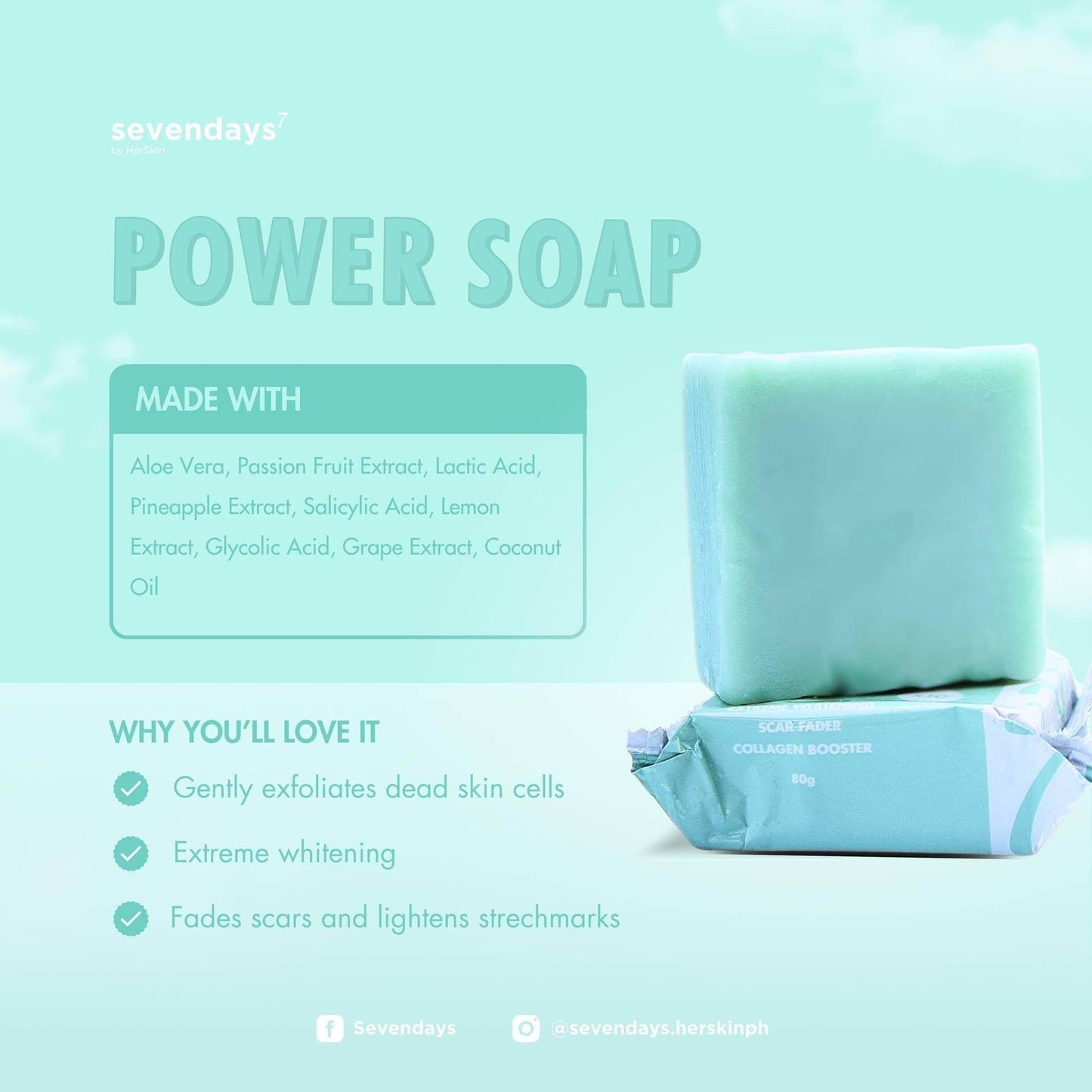 Sevendays Power Soap - MZG Health & Beauty Imports