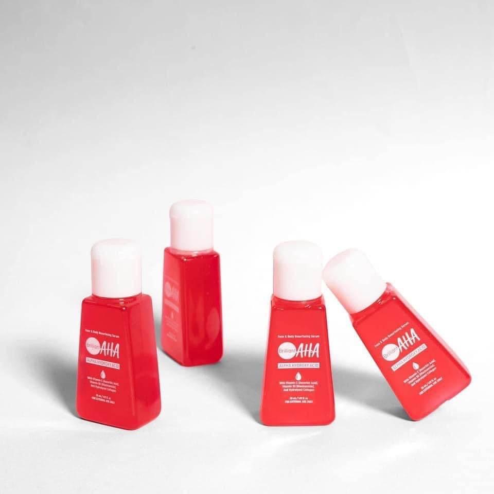 Brilliant Skin AHA Resurfacing Serum – Smooth & Radiant Face and Body Glow - MZG Health & Beauty Imports