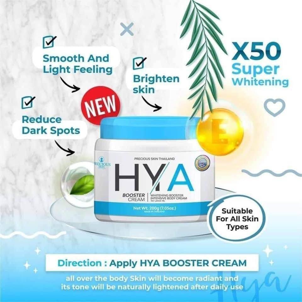 Precious Skin Thailand HYA Whitening Booster Cream 200g - MZG Health & Beauty Imports