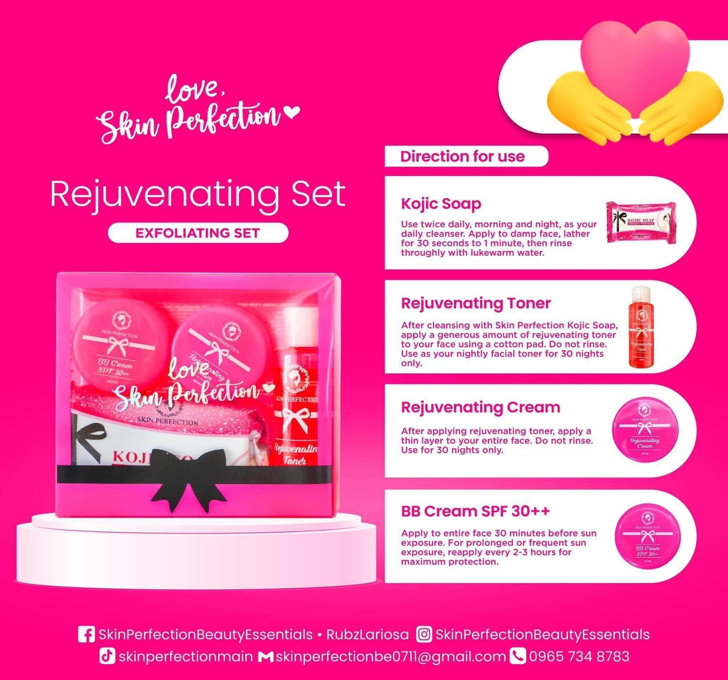 Love Skin Perfection Rejuvenating Set - MZG Health & Beauty Imports