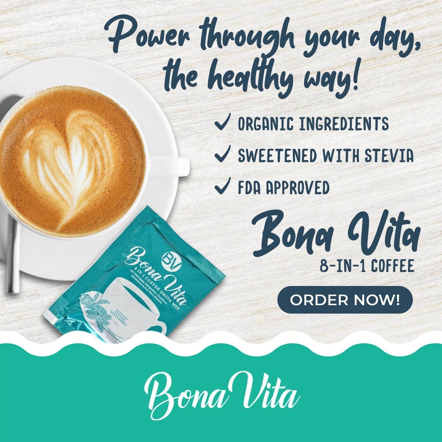 Bona Vita 8 in 1 Coffee Drink Mix - MZG Health & Beauty Imports
