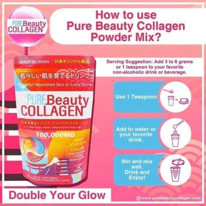 Pure Beauty Collagen Powder 100g - MZG Health & Beauty Imports