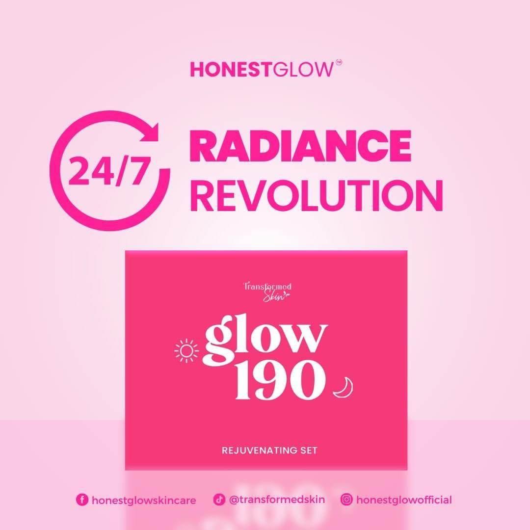 Honest Glow Transformed Skin Glow 190 Rejuvenating Set - MZG Health & Beauty Imports