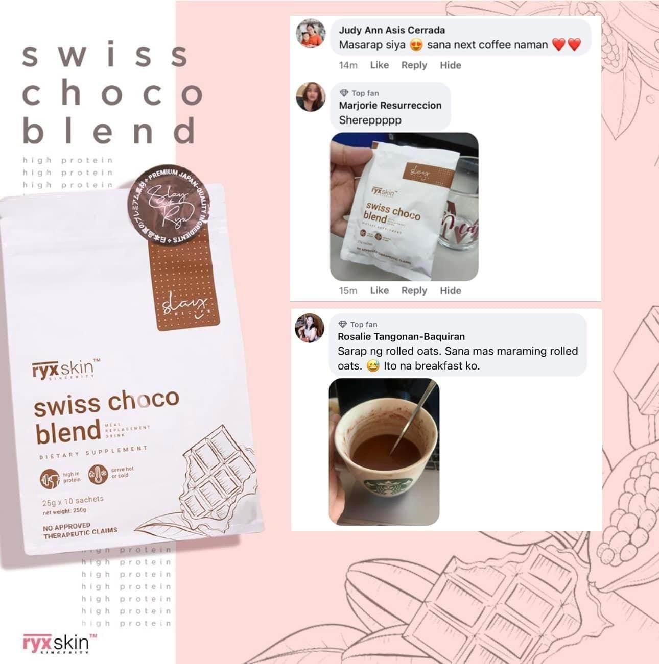 Ryxskin Swiss Choco Blend - MZG Health & Beauty Imports