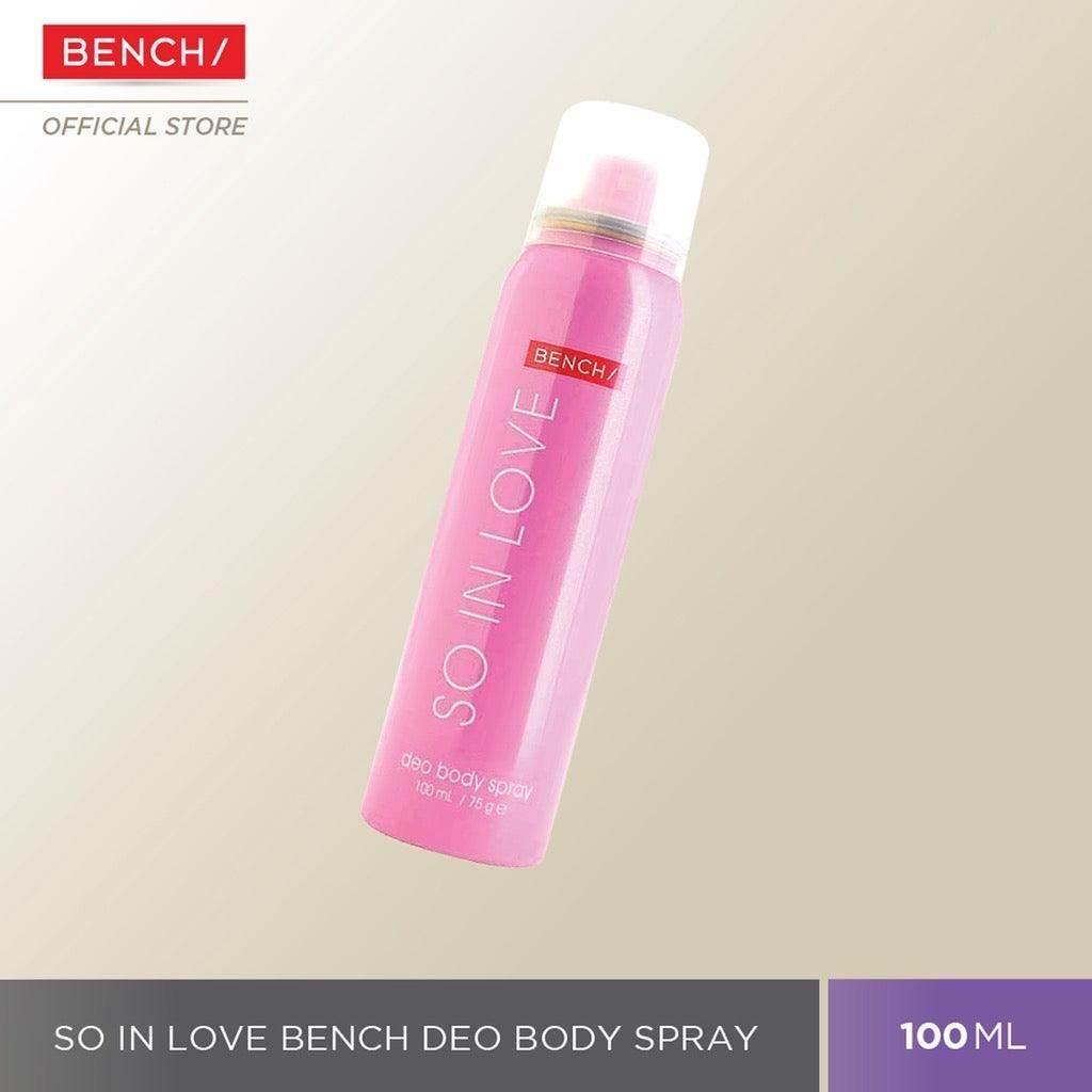 BENCH/ So In Love Deo Body Spray 100ml - MZG Health & Beauty Imports