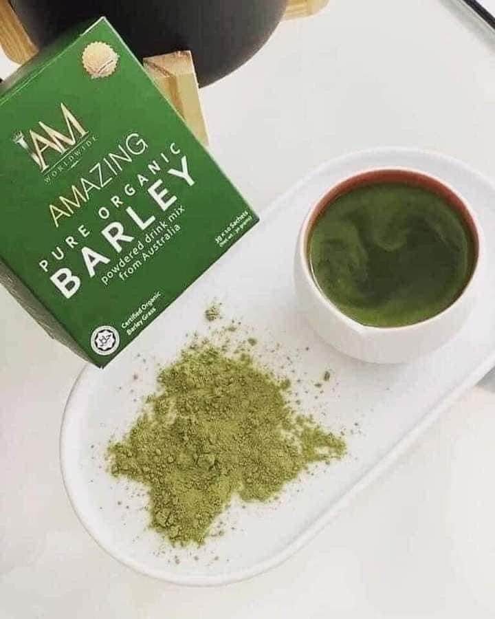 5 BOXES I Am Amazing Pure Organic Barley Powdered Drink Mix from Australia - MZG Health & Beauty Imports