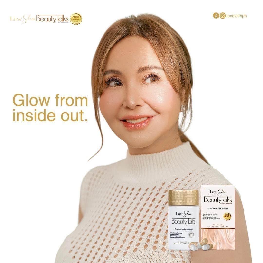 Luxe Slim Beauty Talks Glutathione 60 Capsules - MZG Health & Beauty Imports