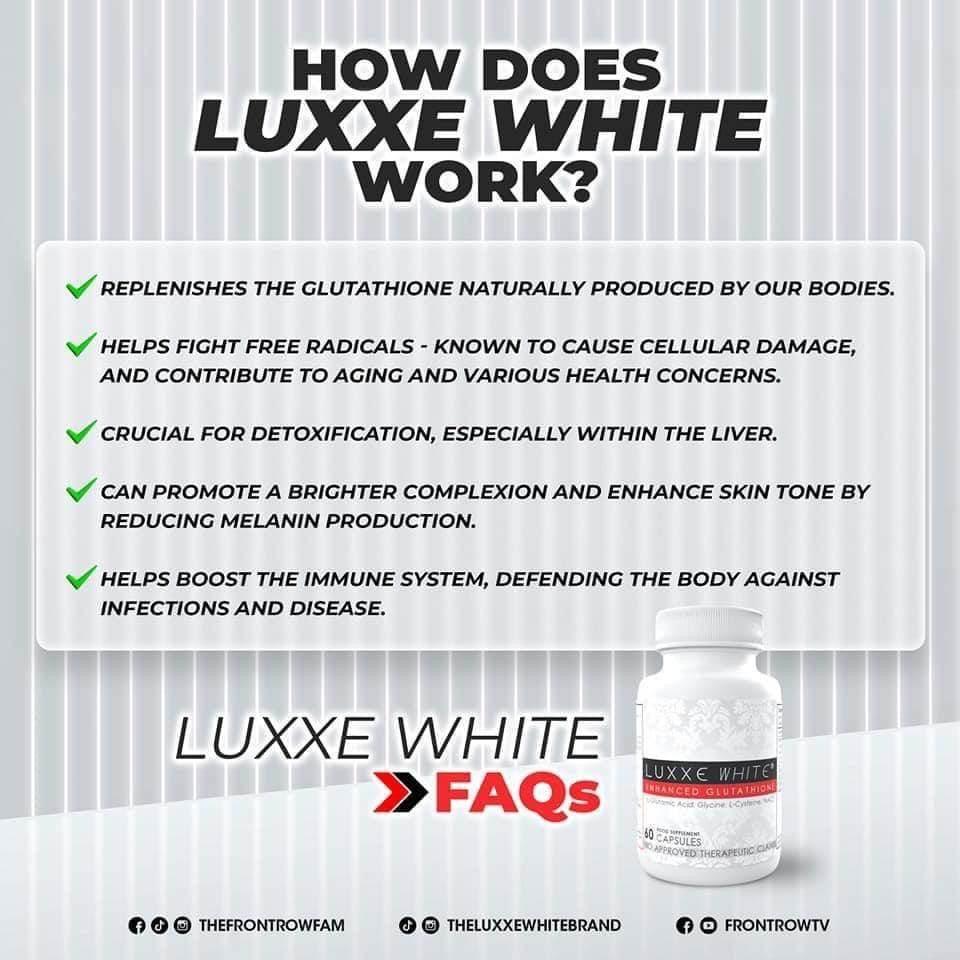 Frontrow Luxxe White Enhanced Glutathione - MZG Health & Beauty Imports