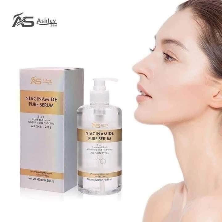 Ashley Shine NIACINAMIDE Pure Serum 520ml - MZG Health & Beauty Imports