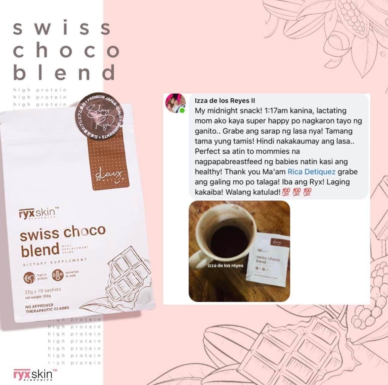 Ryxskin Swiss Choco Blend - MZG Health & Beauty Imports