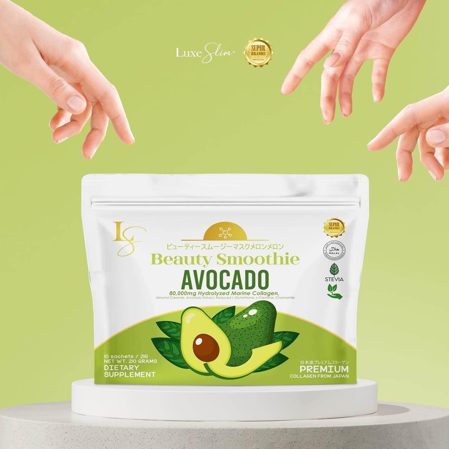Luxe Slim Beauty Smoothie Avocado – Nutritious Drink for Glowing Skin & Wellness - MZG Health & Beauty Imports